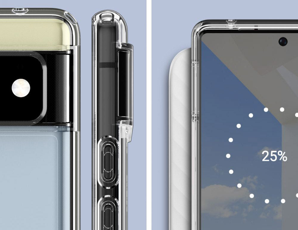 Schutzhülle Spigen Ultra Hybrid für Google Pixel 6, Transparent