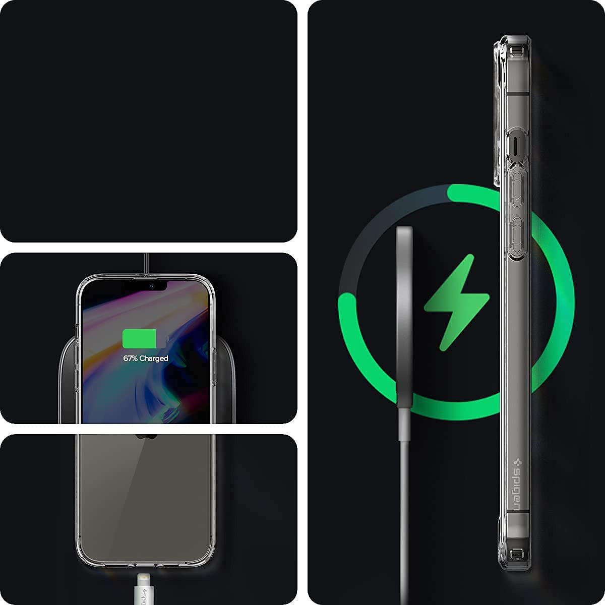 Schutzhülle Spigen Ultra Hybrid für iPhone 13 Pro Max, Transparent