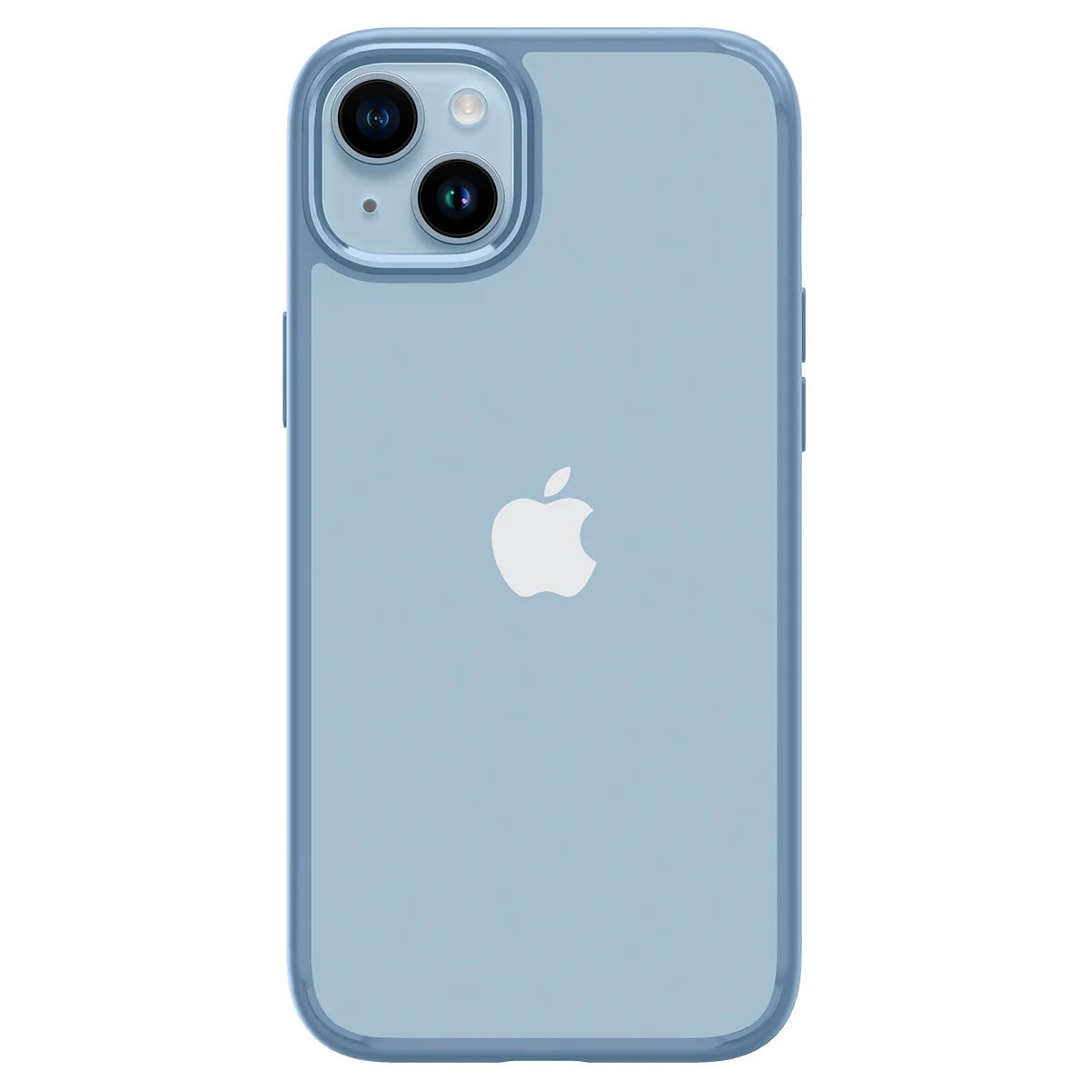 Schutzhülle Spigen Ultra Hybrid für iPhone 14, Transparent-Blau