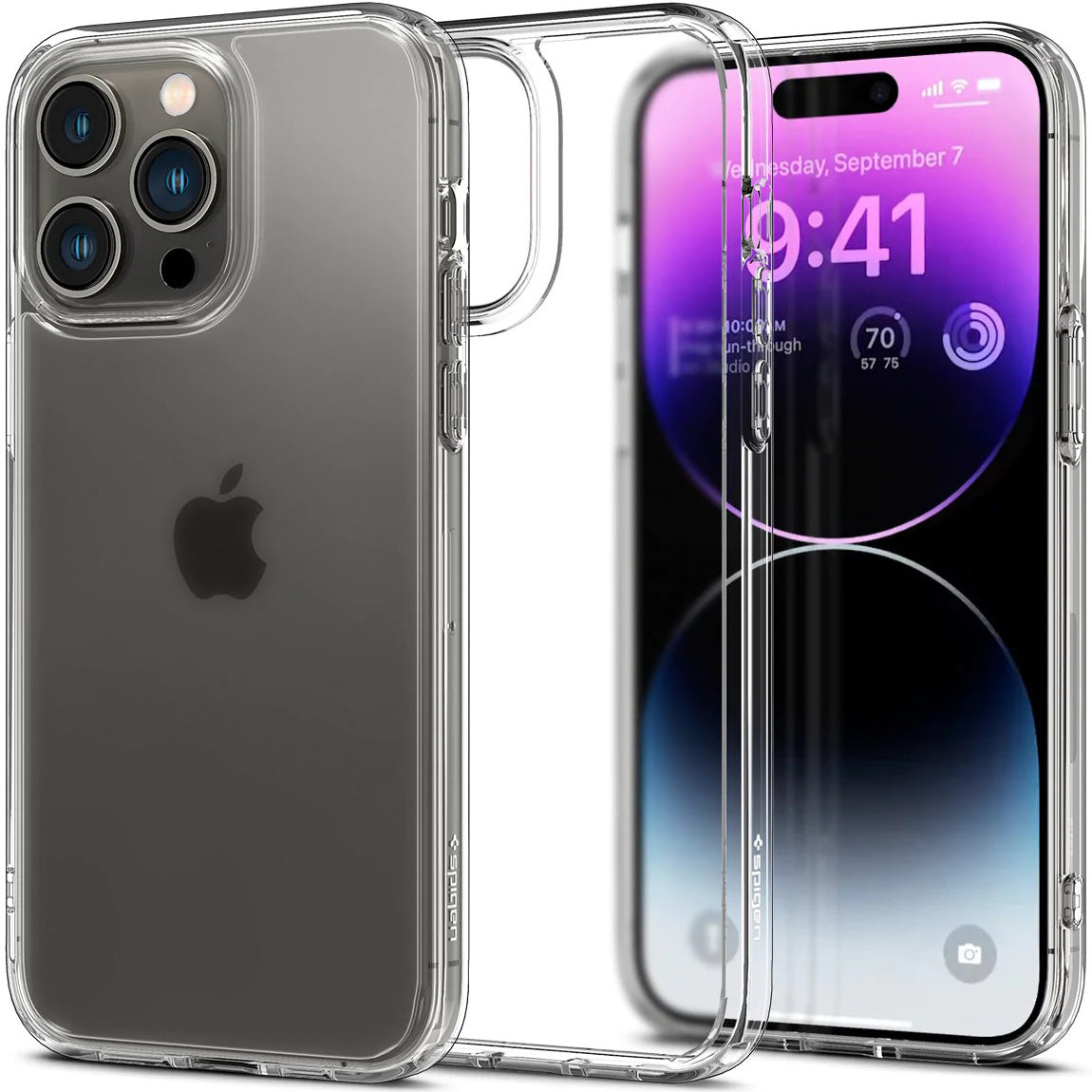 Schutzhülle Spigen Ultra Hybrid für iPhone 14 Pro, Matt-Transparent