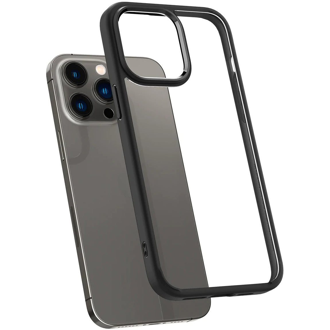 Schutzhülle Spigen Ultra Hybrid für iPhone 14 Pro Max, Transparent/Schwarz