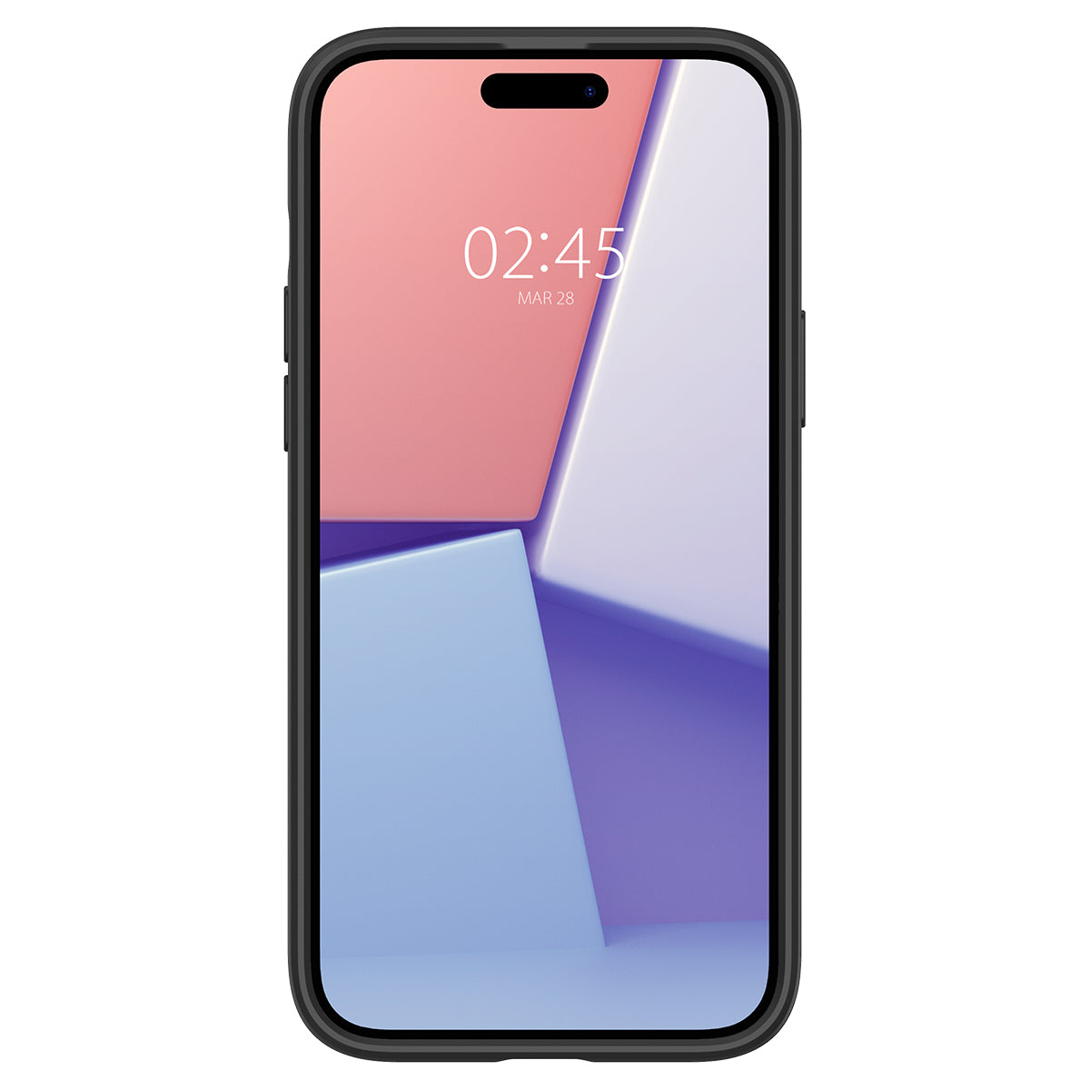 Schutzhülle für iPhone 15, Spigen Ultra Hybrid, Transparent-Schwarz