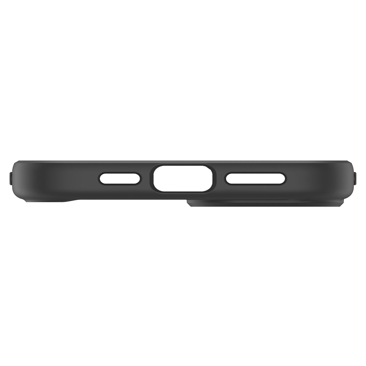 Schutzhülle für iPhone 15, Spigen Ultra Hybrid, Transparent-Schwarz