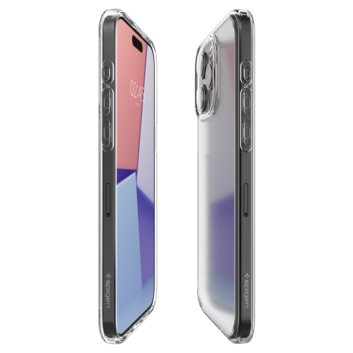 Schutzhülle für iPhone 15 Pro, Spigen Ultra Hybrid, Durchscheinend-Transparent