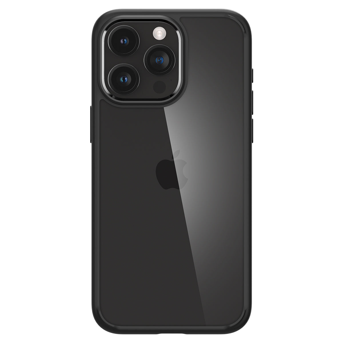 Schutzhülle für iPhone 15 Pro Max, Spigen Ultra Hybrid, Transparent-Schwarz