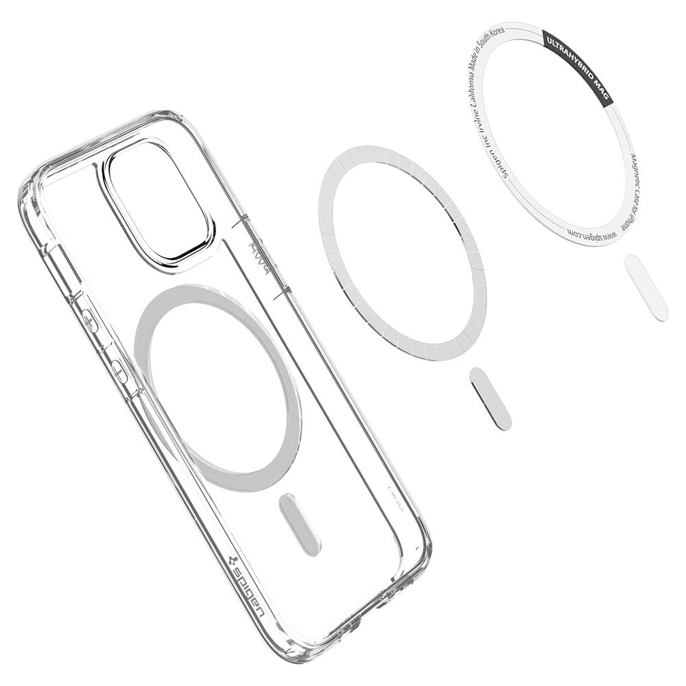 Schutzhülle Spigen Ultra Hybrid Mag MagSafe für iPhone 12 / 12 Pro schwarz
