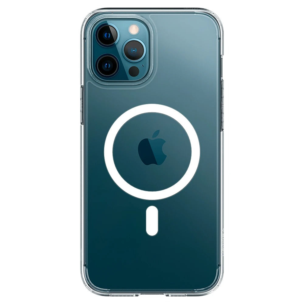 Schutzhülle Spigen Ultra Hybrid Mag MagSafe für iPhone 12 Pro Max weiß