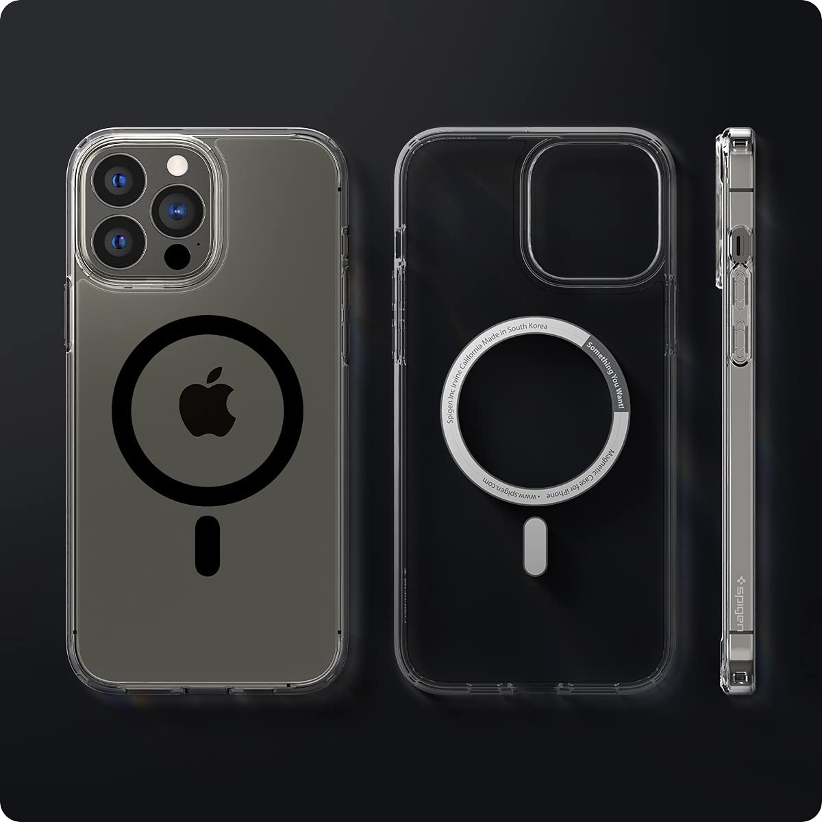 Schutzhülle Spigen Ultra Hybrid Mag MagSafe für iPhone 13 Pro, Schwarz