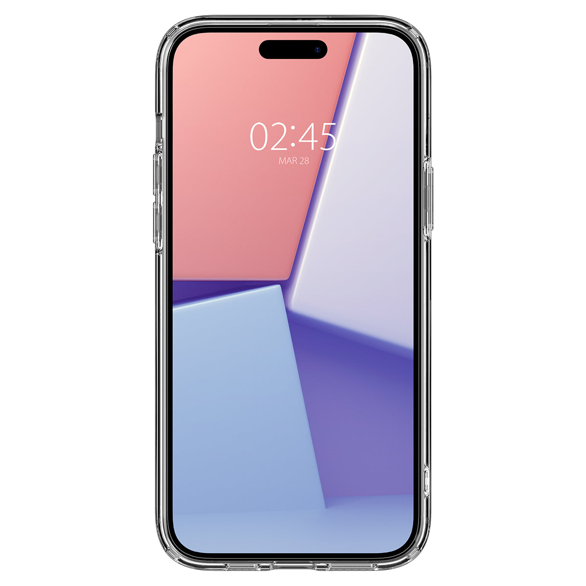 Schutzhülle Spigen Ultra Hybrid Mag mit MagSafe für Apple iPhone 15, Transparent-Grau