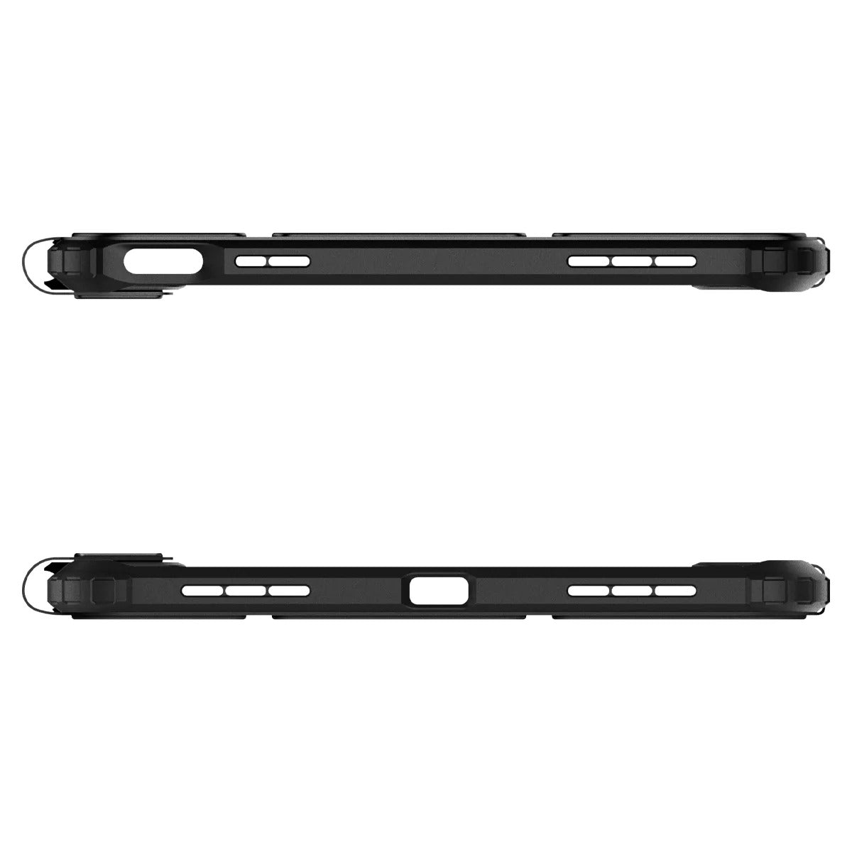 Schutzhülle Spigen Ultra Hybrid Pro für iPad 11 / 10 gen. 2025 / 2022, Schwarz/Transparent