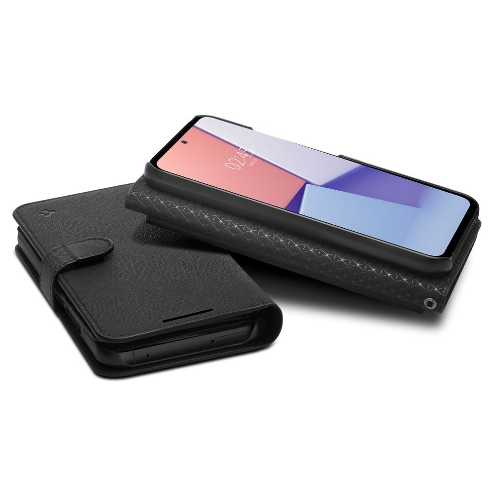 Schutzhülle Spigen Wallet S Plus für Galaxy A54 5G, Schwarz