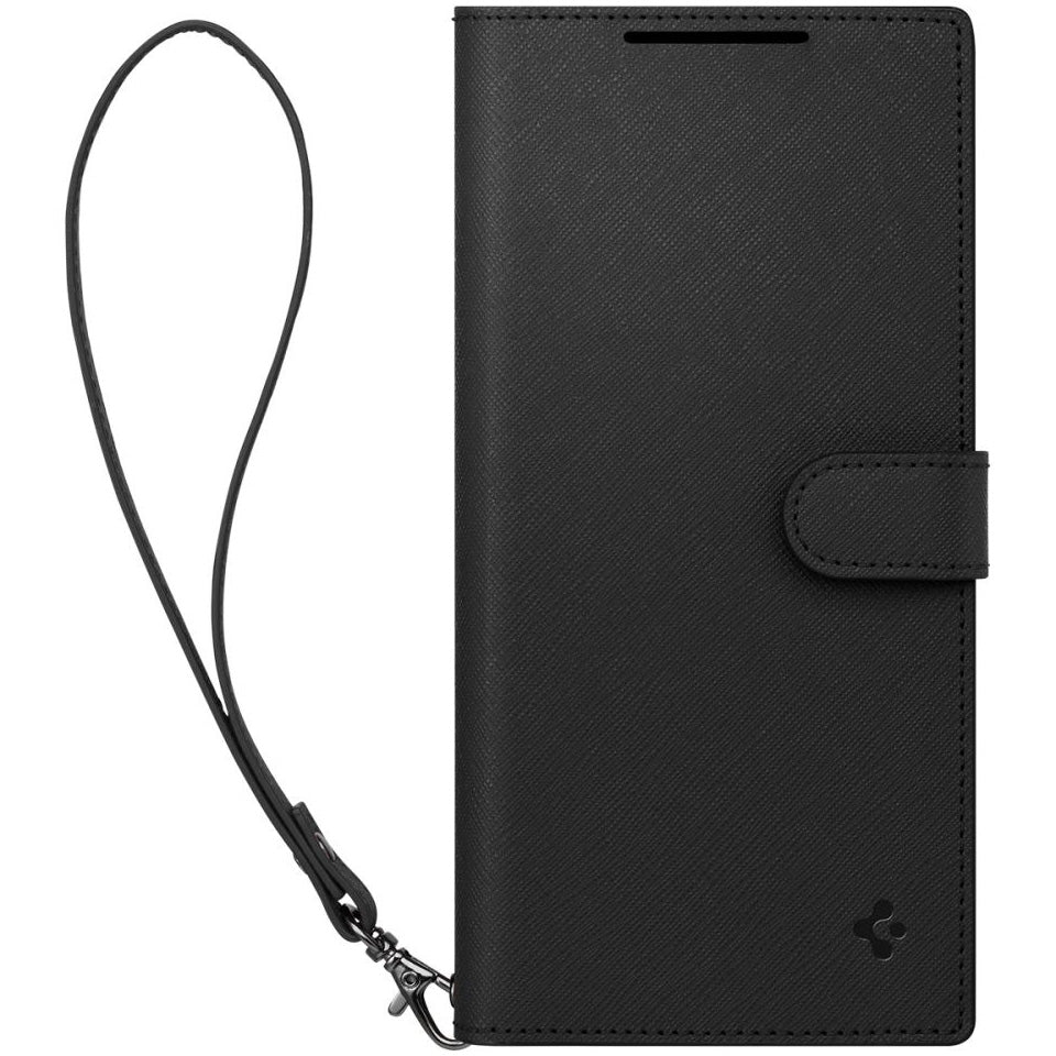 Schutzhülle Spigen Wallet S Plus für Galaxy S23 Ultra, Schwarz