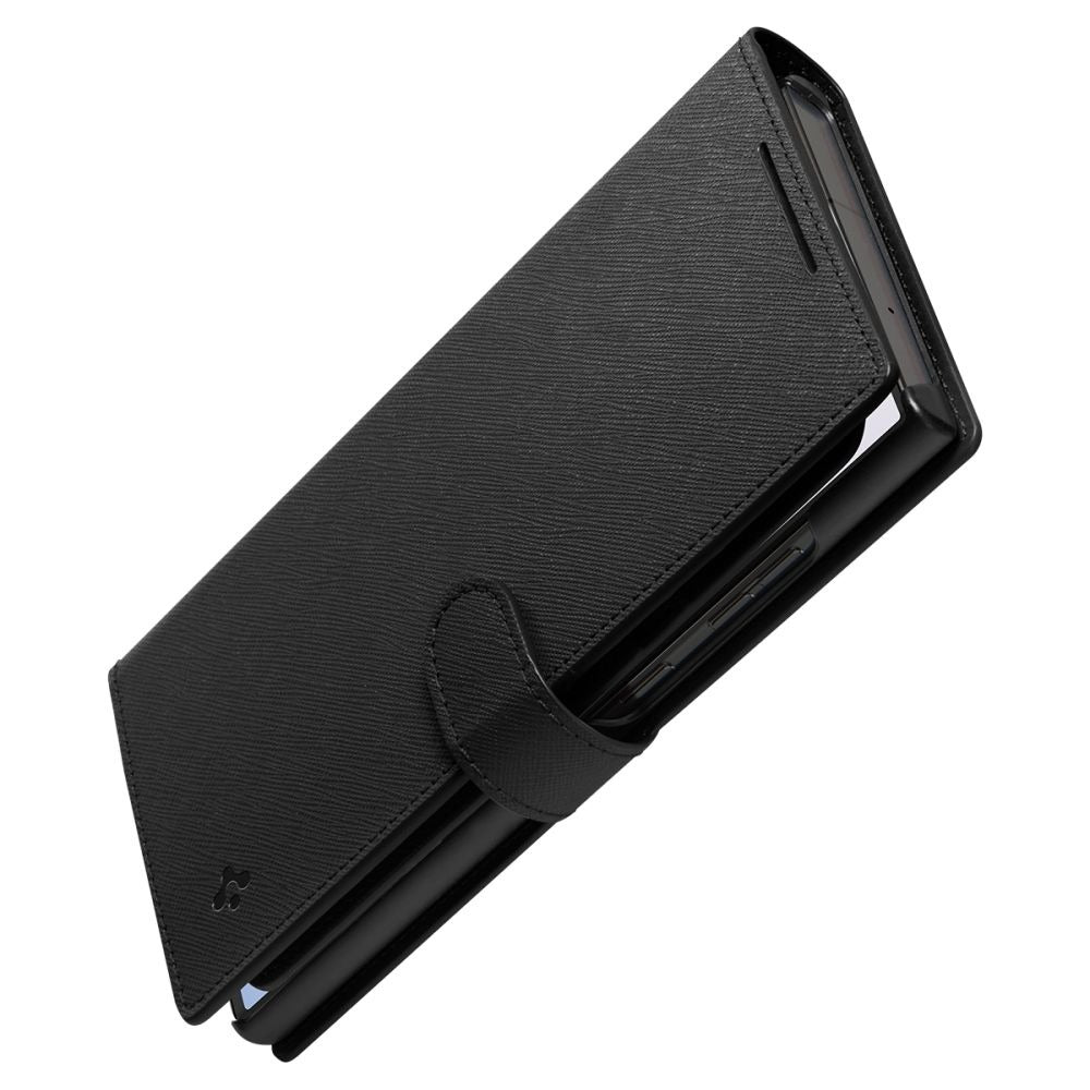 Schutzhülle Spigen Wallet S Plus für Galaxy S23 Ultra, Schwarz