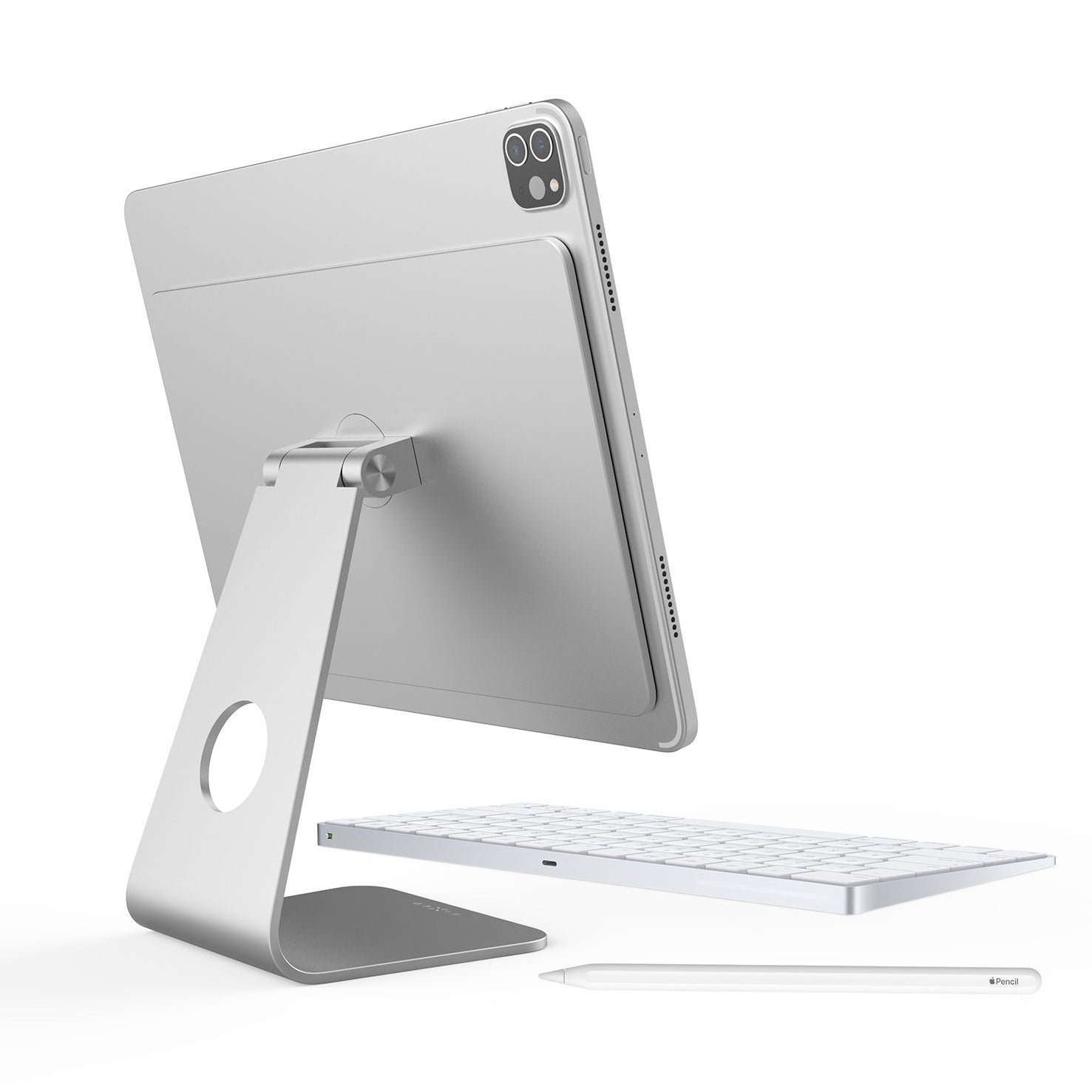 Magnetische Tischhalterung Fixed Frame für iPad Pro 11" (2018/2020/2021) / iPad Air (2020/2022), silber