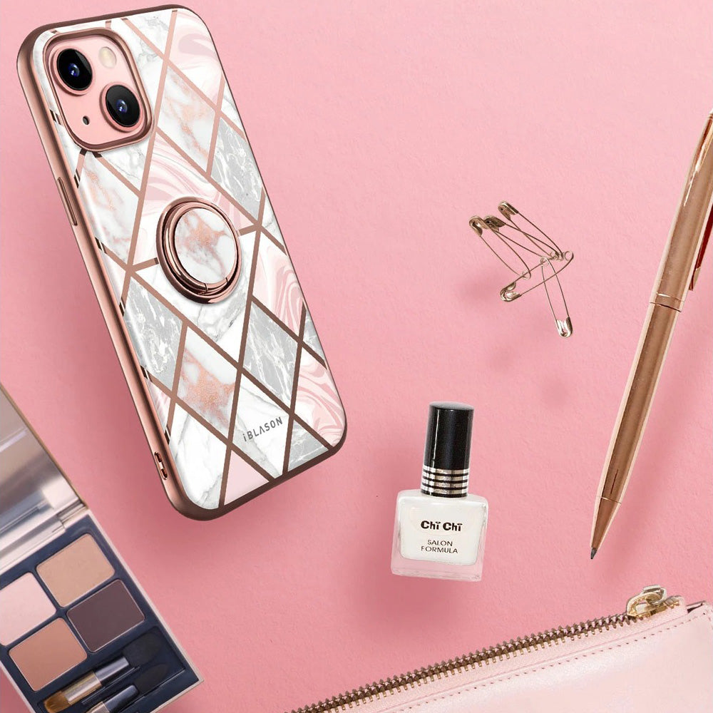 Schutzhülle Supcase i-Blason Cosmo Snap für iPhone 13, Marmor Rosa