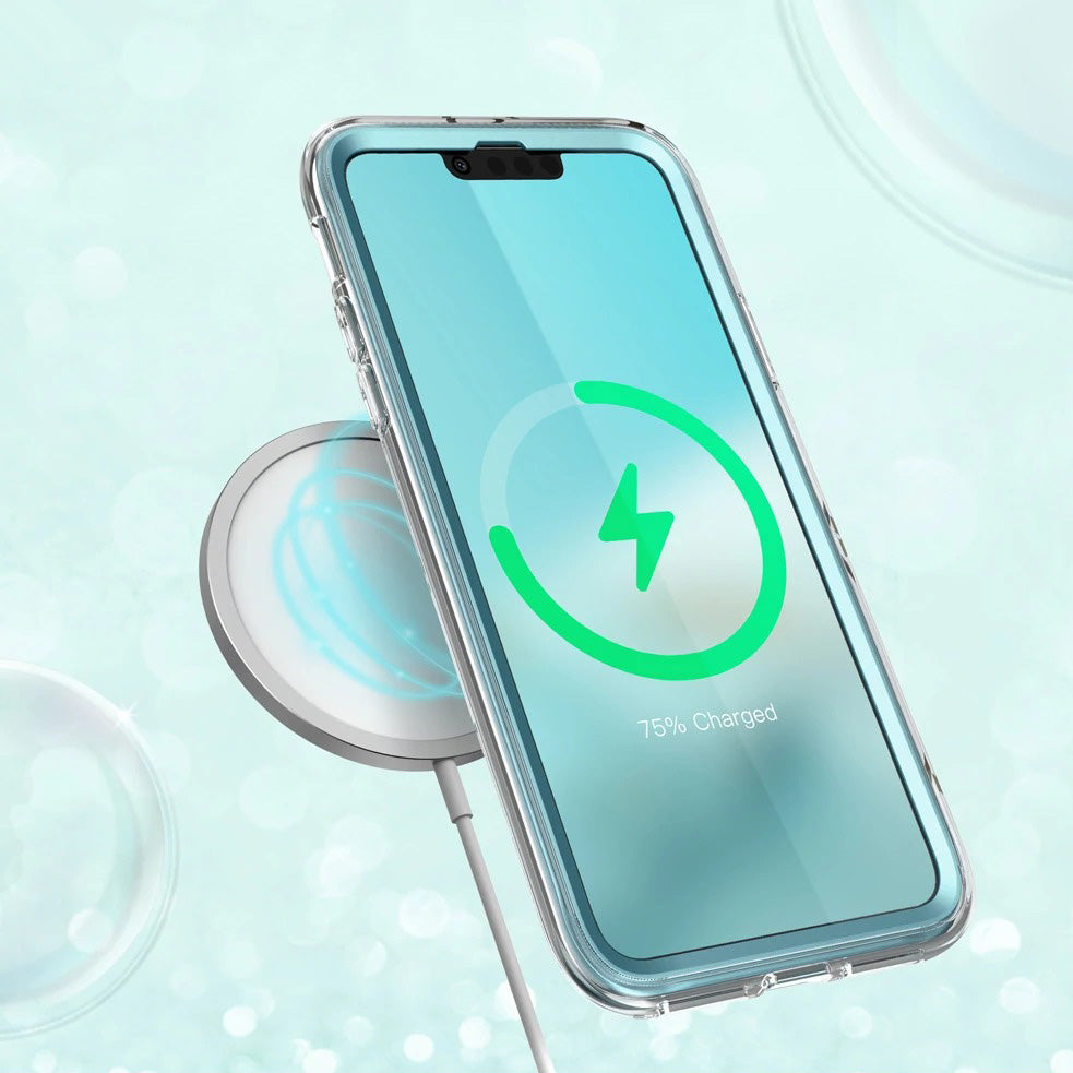 Schutzhülle Supcase i-Blason Cosmo SP für iPhone 13, Marmor-blau