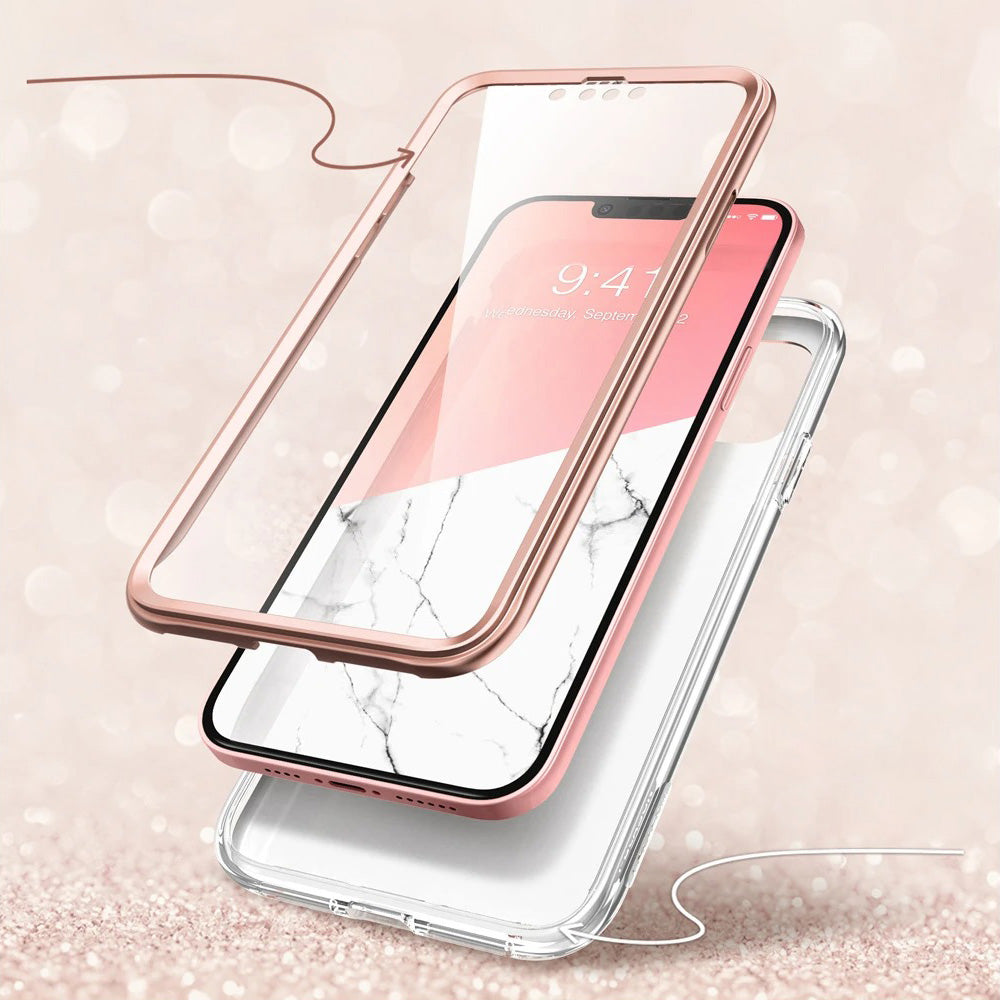 Schutzhülle Supcase i-Blason Cosmo SP für iPhone 13 Mini, Marmor-rosa