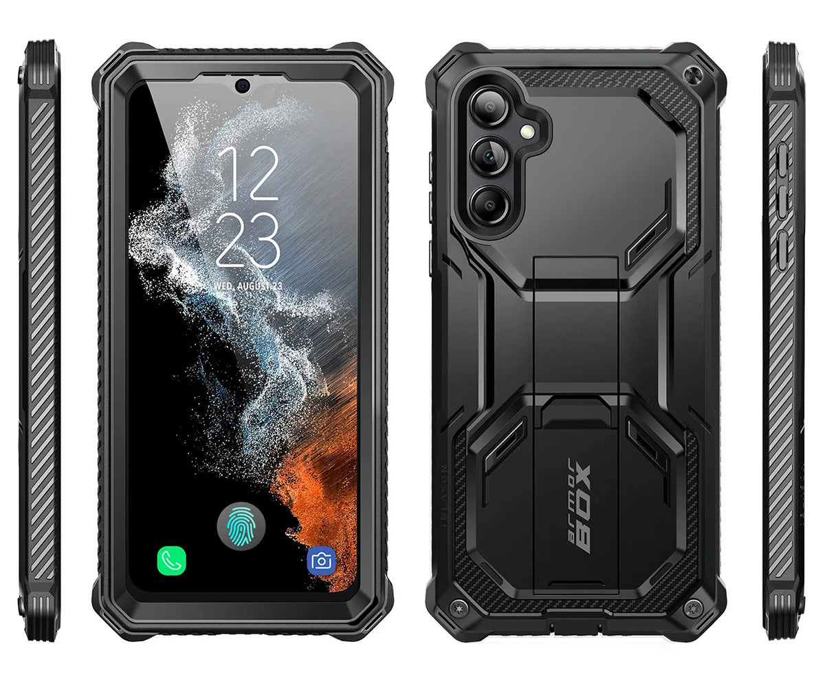 Schutzhülle Supcase i-Blason Armorbox SP für Galaxy A54 5G, Schwarz