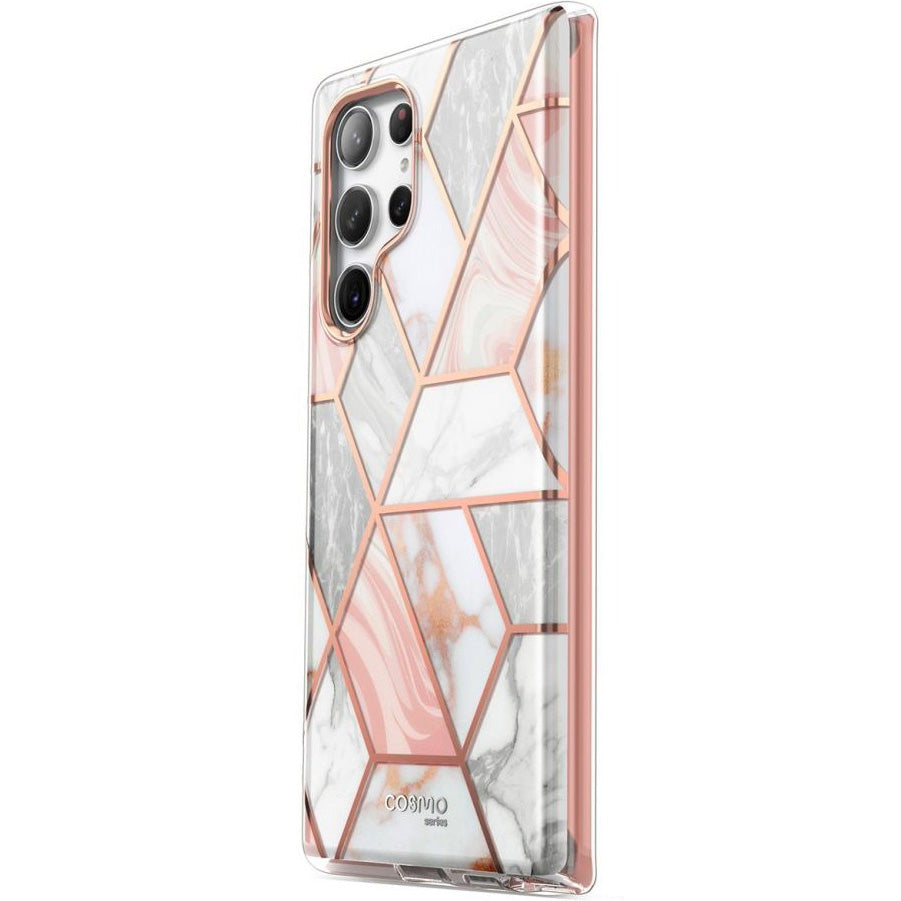 Schutzhülle Supcase i-Blason Cosmo SP für Galaxy S23 Ultra 5G, Marmor-rosa
