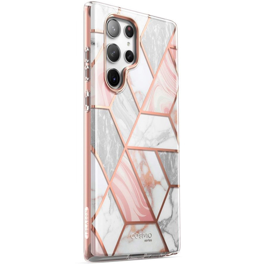 Schutzhülle Supcase i-Blason Cosmo SP für Galaxy S23 Ultra 5G, Marmor-rosa