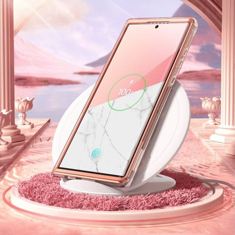 Schutzhülle Supcase i-Blason Cosmo SP für Galaxy S23 Ultra 5G, Marmor-rosa