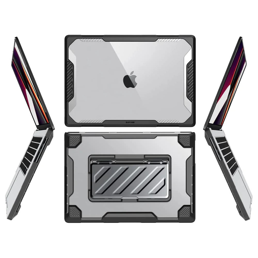 Schutzhülle Supcase UB Pro für MacBook Pro 16 2023-2021, Transparent/Schwarz