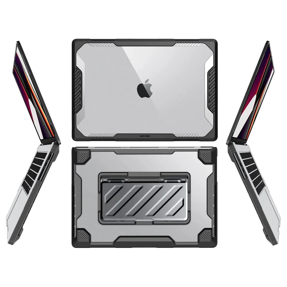 Schutzhülle Supcase UB Pro für MacBook Pro 16" 2021-2026, Transparent/Schwarz