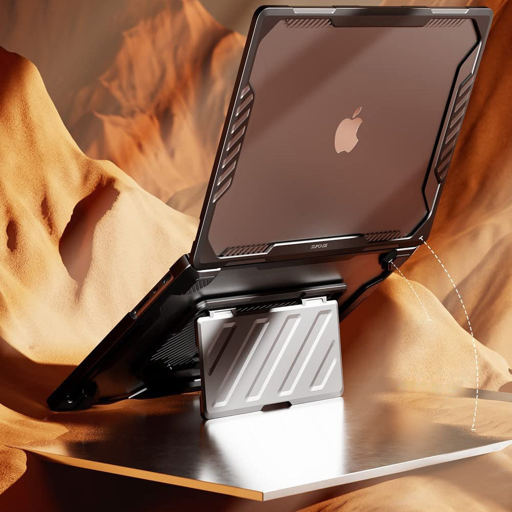 Schutzhülle Supcase UB Pro für MacBook Pro 16 2023-2021, Transparent/Schwarz