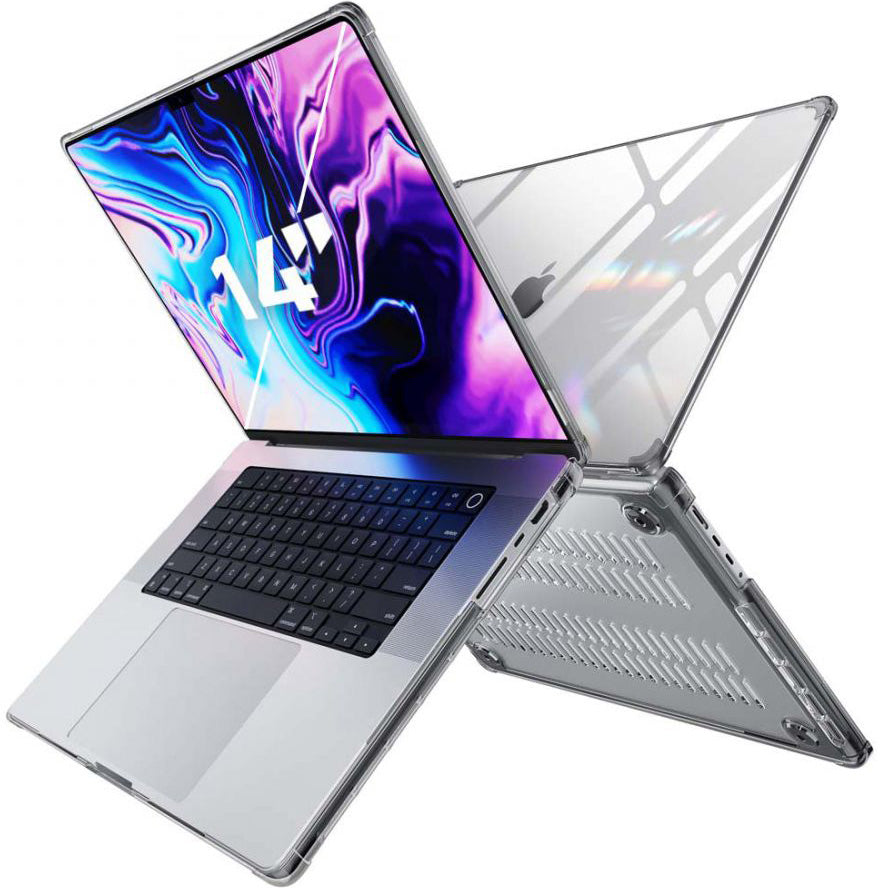 Schutzhülle Supcase UB Clear für MacBook Pro 14 2021-2023, Transparent/Rauchfarben