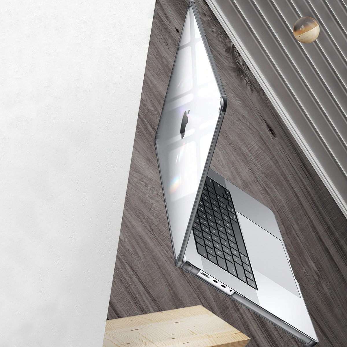 Schutzhülle Supcase UB Clear für MacBook Pro 14 2021-2023, Transparent/Rauchfarben