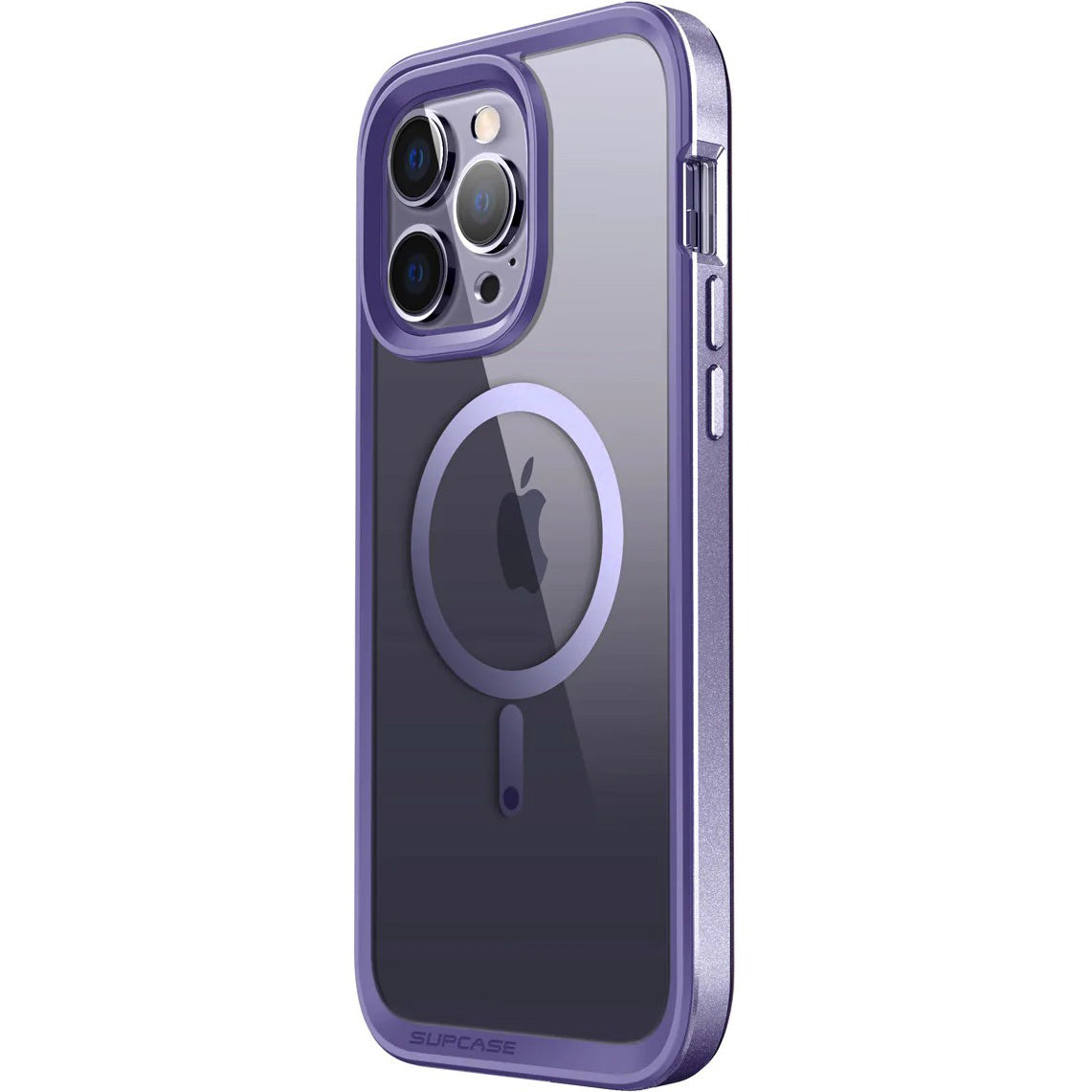 Schutzhülle Supcase UB Edge Mag SP mit MagSafe für iPhone 14 Pro Max, Transparent-Violett