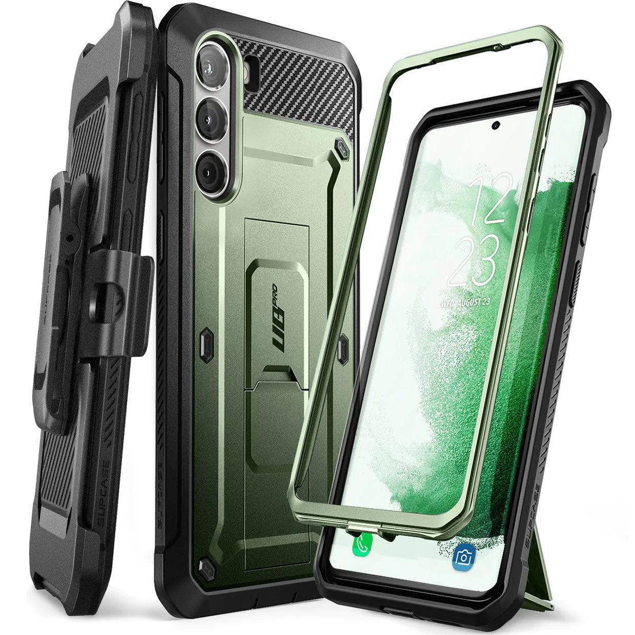 Schutzhülle Supcase UB Pro noSP für Galaxy S23 5G, Grün