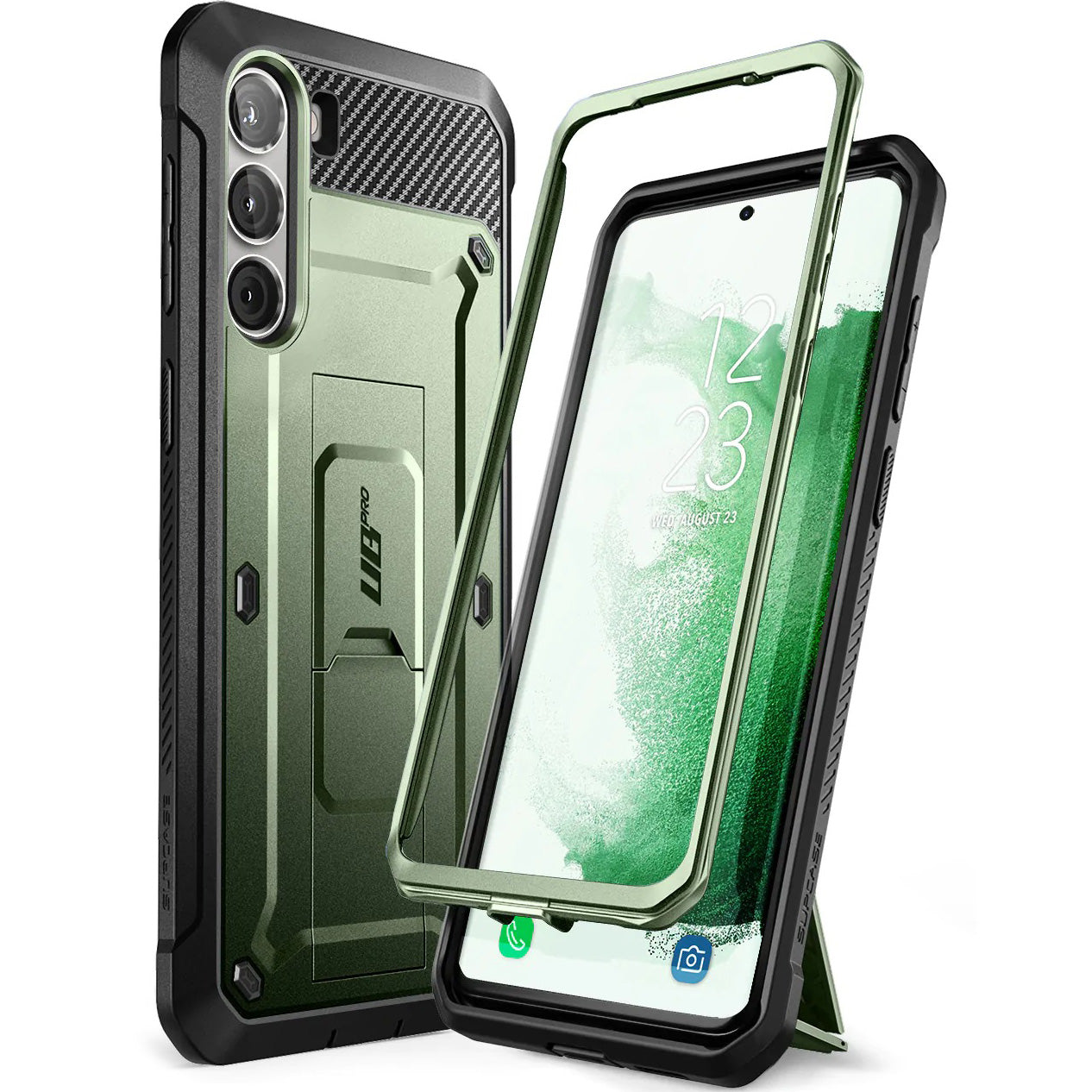 Schutzhülle Supcase UB Pro noSP für Galaxy S23 5G, Grün