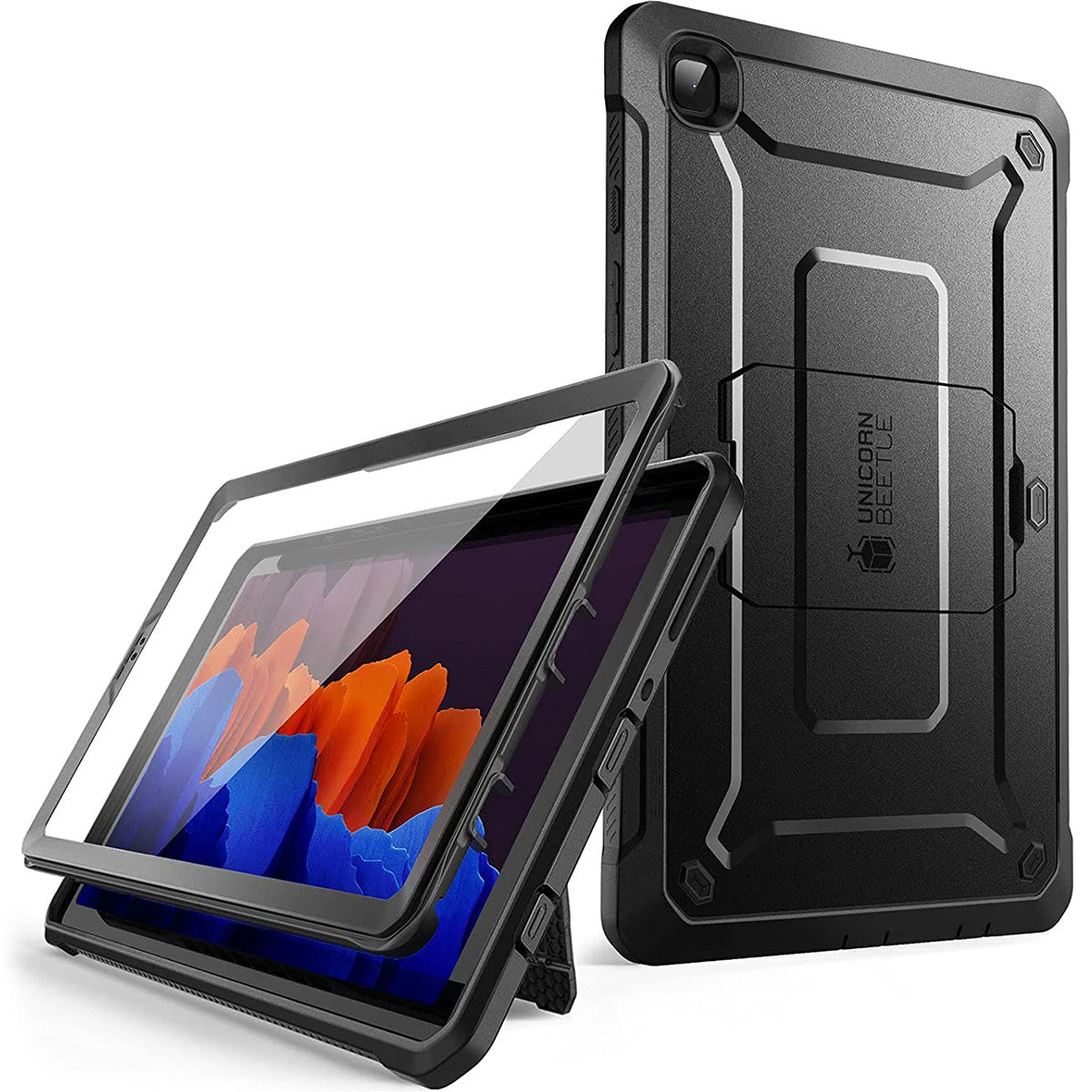 Schutzhülle Supcase UB Pro SP für Galaxy Tab A7 Lite 8.7 2021, Schwarz