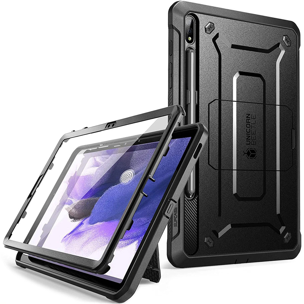 Schutzhülle Supcase UB Pro SP für Galaxy Tab S7 FE 12.4, Schwarz