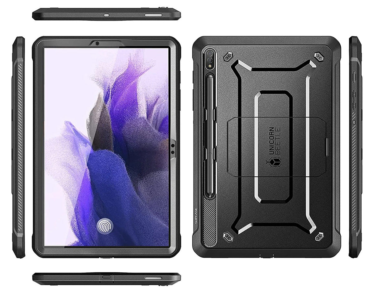 Schutzhülle Supcase UB Pro SP für Galaxy Tab S7 FE 12.4, Schwarz