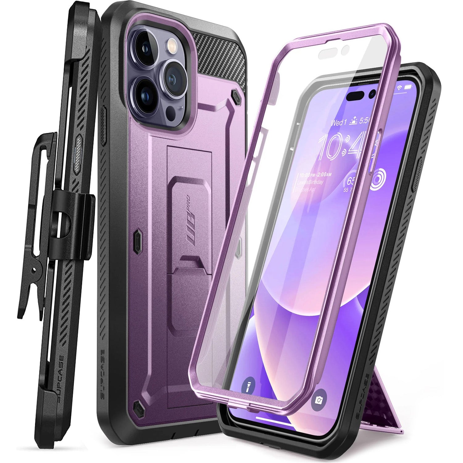 Schutzhülle Supcase UB Pro SP für iPhone 14 Pro, Violett