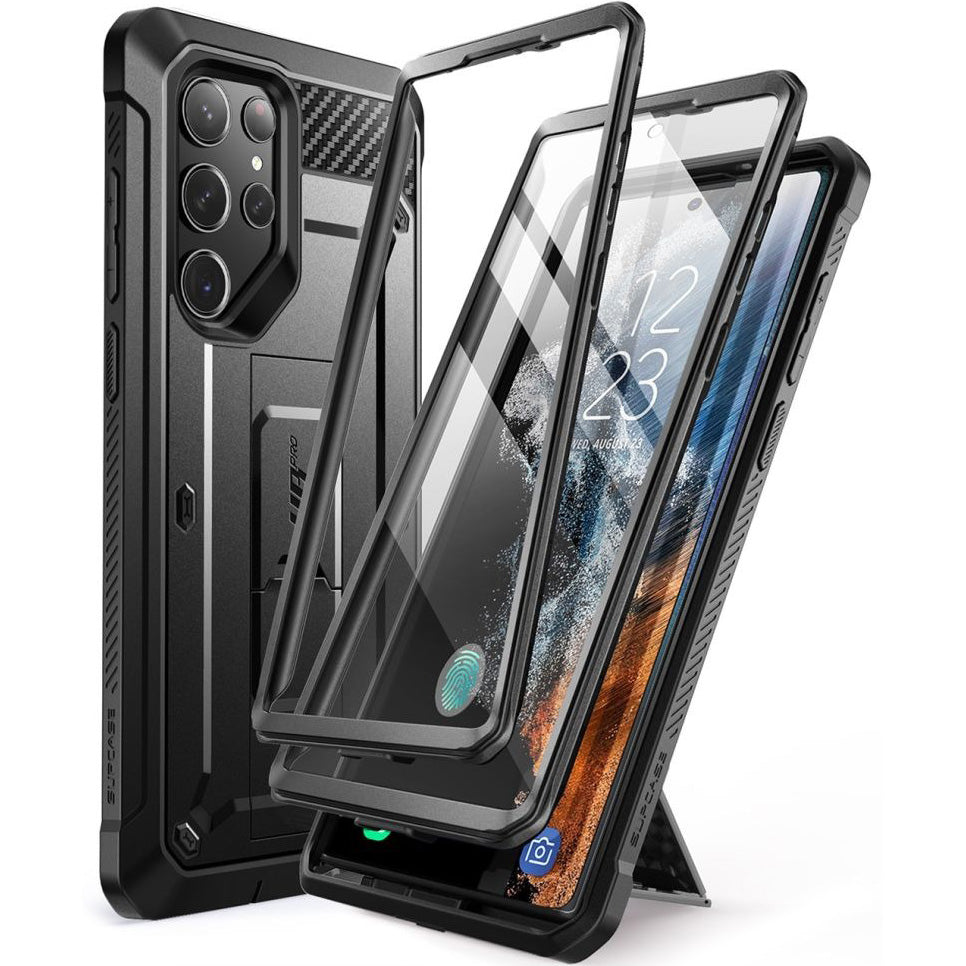 Schutzhülle Supcase UB Pro SP+noSP für Galaxy S23 Ultra 5G, Schwarz