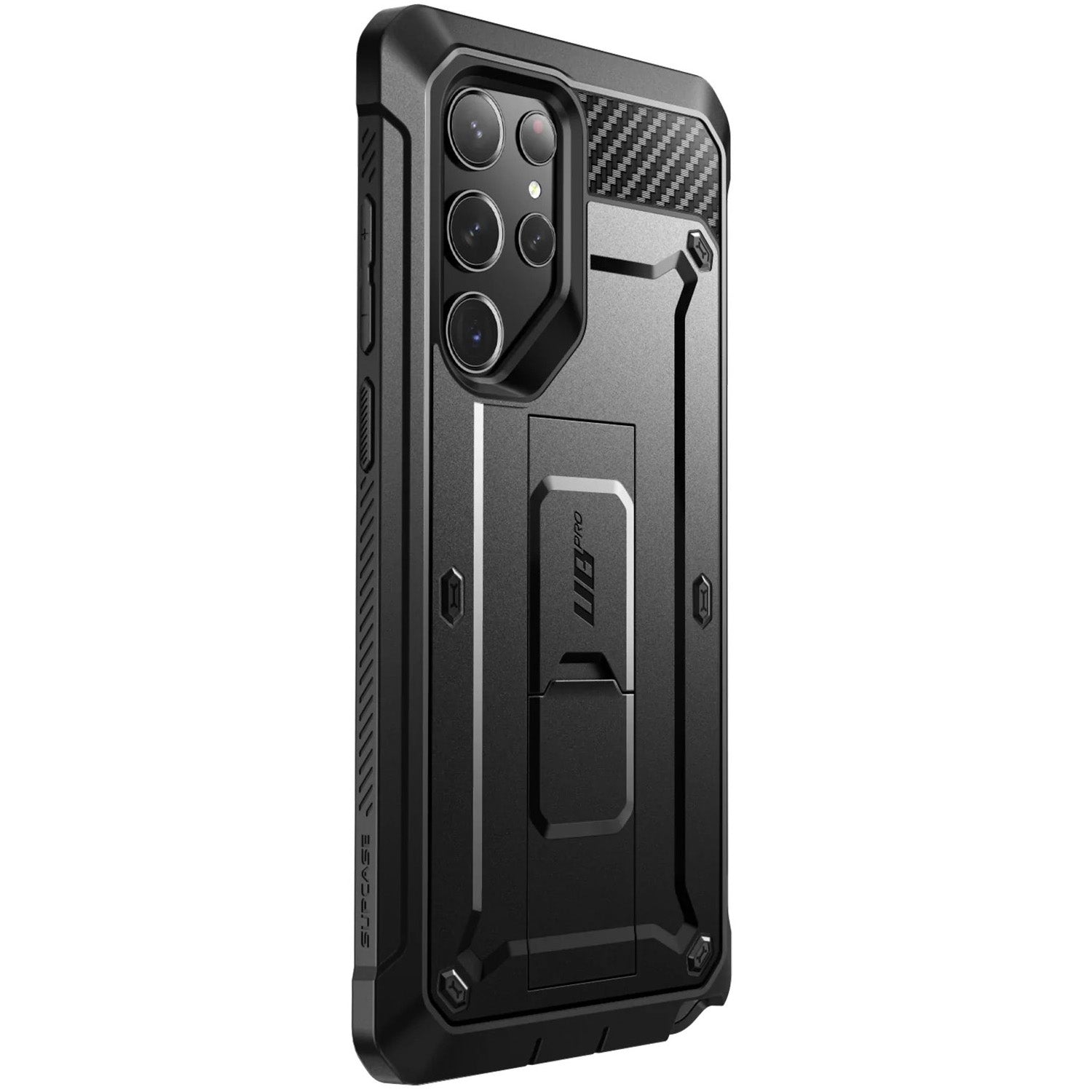 Schutzhülle Supcase UB Pro SP+noSP für Galaxy S23 Ultra 5G, Schwarz