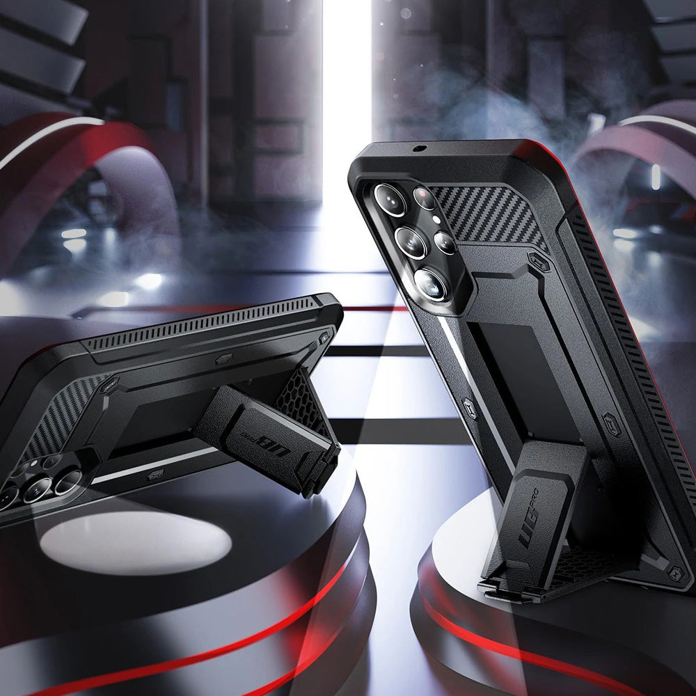 Schutzhülle Supcase UB Pro SP+noSP für Galaxy S23 Ultra 5G, Schwarz