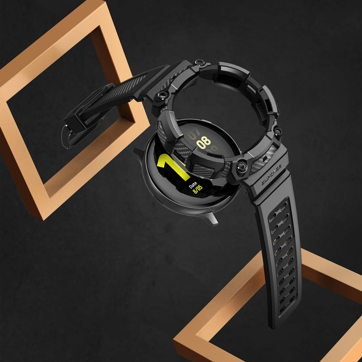Schutzhülle Supcase UB Pro für Galaxy Watch Active 2/1 40mm schwarz