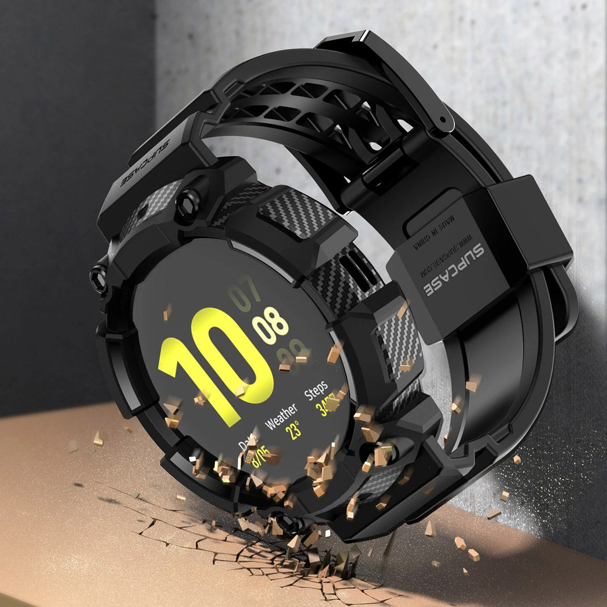 Schutzhülle Supcase UB Pro für Galaxy Watch Active 2/1 40mm schwarz
