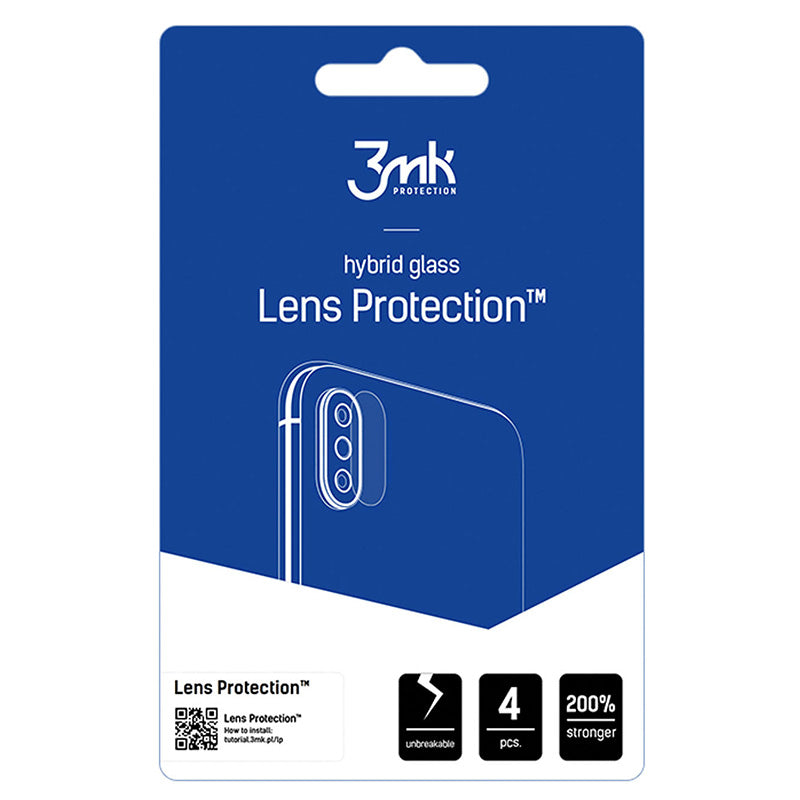 Gehärtetes Glas für die Kamera 3mk Hybrid Glass Lens Protection für Galaxy S22 Ultra