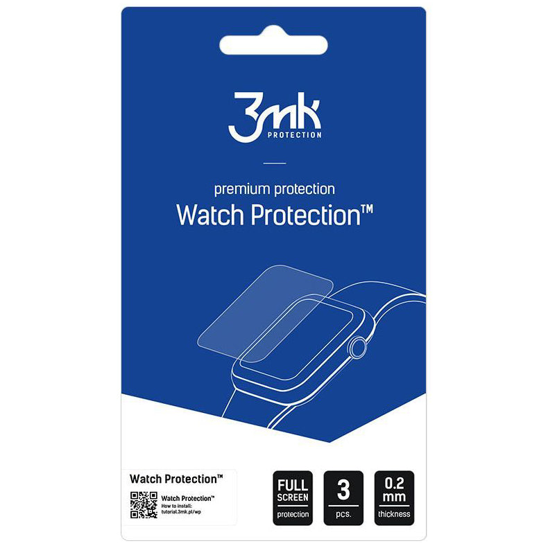 Hybridglas 3mk Watch Protection für Huawei Watch GT 4 46mm, 3 Stück