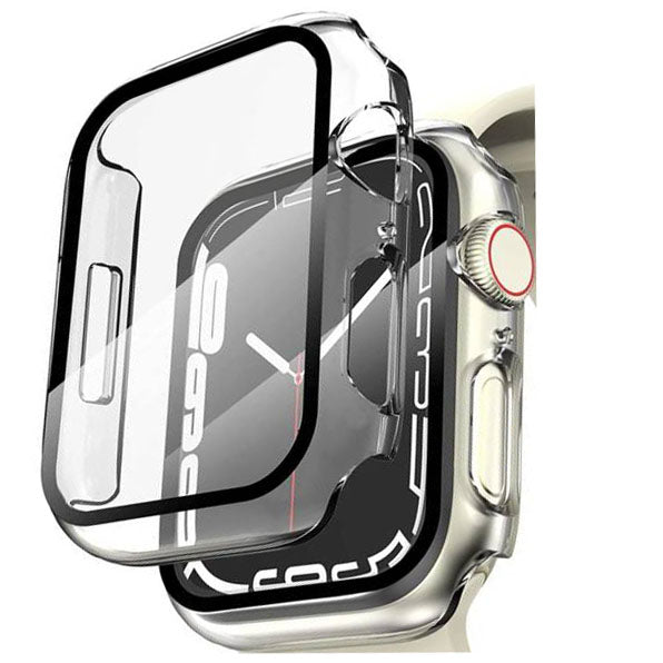 Schutzhülle + Glas Tech Protect 360Defense für Apple Watch 41 mm, transparent