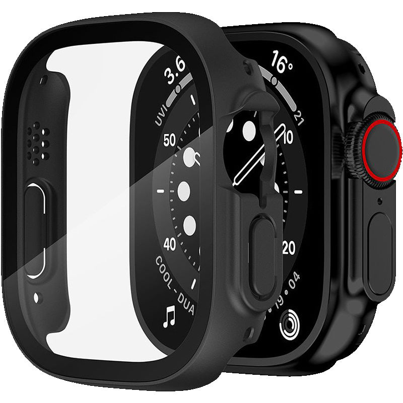Schutzhülle + Glas Tech-Protect 360Defense für Apple Watch Ultra 2/1 49 mm, Schwarz
