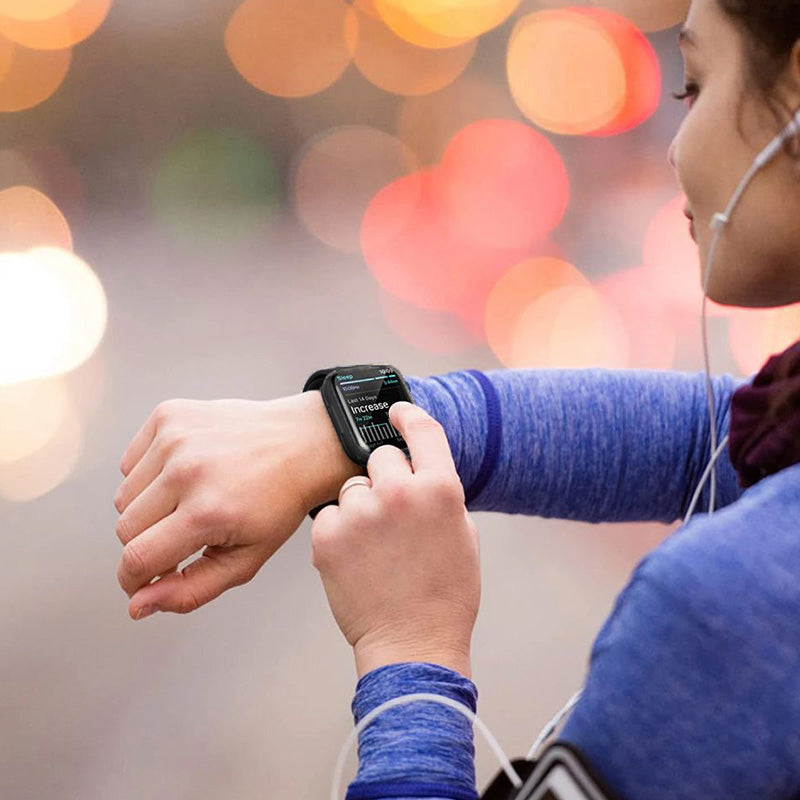 Schutzhülle + Glas Tech-Protect 360Defense für Apple Watch Ultra 2/1 49 mm, Schwarz