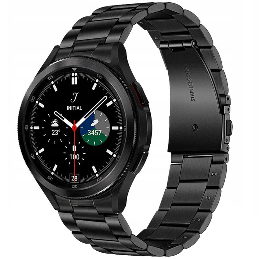 Stahlarmband für Galaxy Watch 6/5 Pro/5/4/3, Tech-Protect Stainless, Schwarz