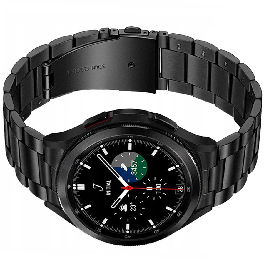 Stahlarmband für Galaxy Watch 6/5 Pro/5/4/3, Tech-Protect Stainless, Schwarz