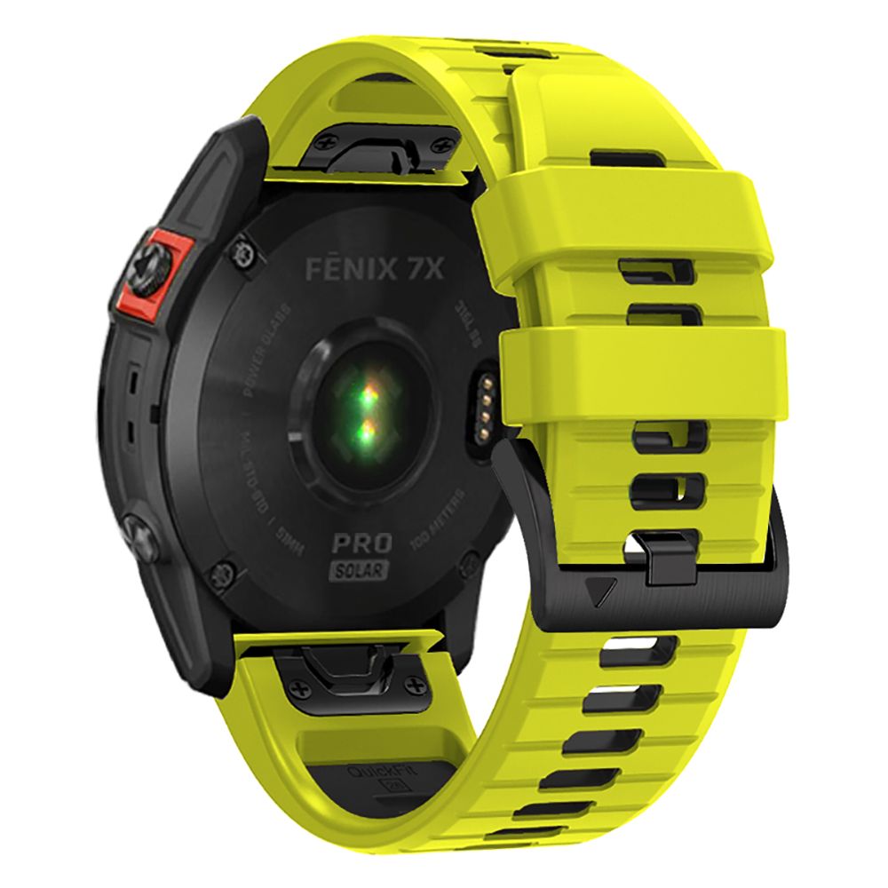 Armband für Garmin Fenix 8 (51 mm) / 7X Pro / 7X / 6X Pro, Tech-Protect Iconband Pro, QuickFit 26 mm, Grün und Lime